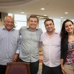 Pedro Alfredo, Ricardo Bezerra, Ricardo Drega e Rafaela Bessa