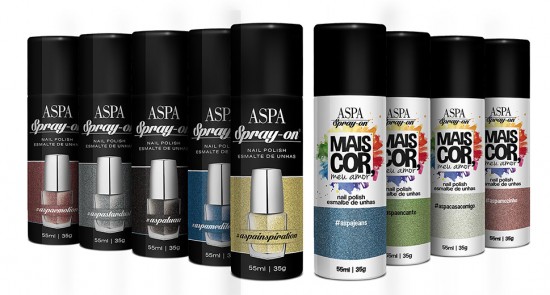 Esmalte em spray chega ao Brasil