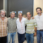 Claudio Cesar, Edmar Gonçaves, Ricardo Tavares, Mano Alencar e Fernando França