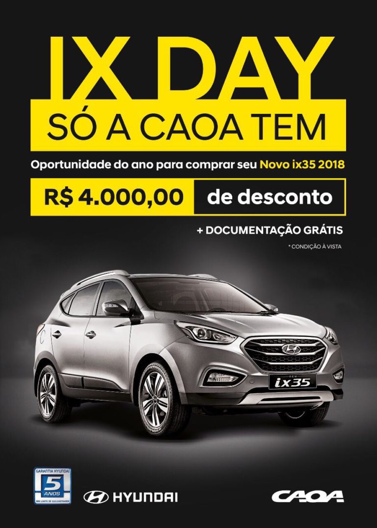 Hyundai Caoa com promoção exclusiva