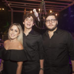 Laura Facundo, João Paulo e Pedro Freitas