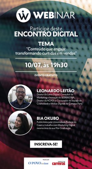 O POVO REALIZA WEBINAR NO PRÓXIMO DIA 10