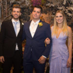 Daniel, Newton e Rafaela Basto