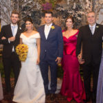 Maira Menescal, Daniel Basto, Larissa Ximenes, Newton, Cristine, Newton e Rafaela Basto