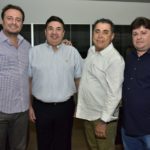 Adriano Nogueira, Marcos Dias Branco, Adroaldo Carneiro e George Lima