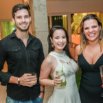 Felipe , Carina Vasconcelos e Ivana Pimentel