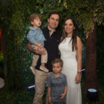 Guilherme, Orlando, Roberto e Natalia Machado