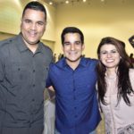 Adriano Matos, Emerson Araujo e Aline Viana