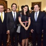 Gaudêncio e Gaudêncio Lucena Junior, Talita Carneiro, Fernando e Priscila Ferrer