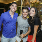 Matheus Vieira, Welligton Viana e Gabriela Baquit