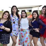 Luciana Valente, Erica Monteiro, Larissa Maciel, Juliana Rocha E Rebeca Arruda