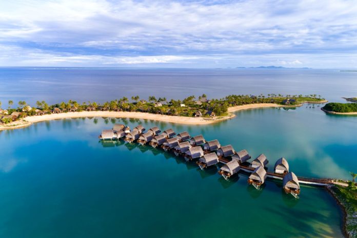 Vista Do Marriot Fiji Momi Bay.