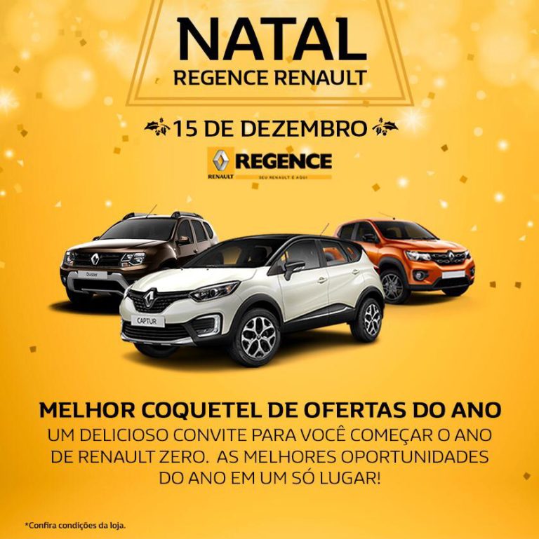 Renault Regence prepara ofertas especiais neste sábado!