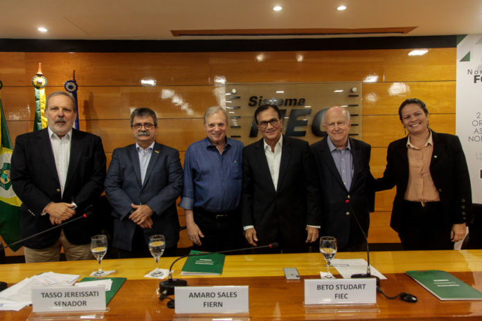 Armando Monteiro, Amaro Sales, Tasso Jereissati, Beto Studart, Albano Franco E Adriana Alves_