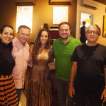 Fernanda, Chef Bernard, Gisele Bezerra, Adriano Nogueira E Arialdo Pinho