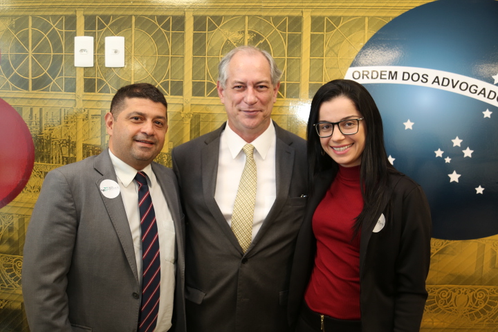 Gustavo E Gisele Fa anha Com Ciro Gomes