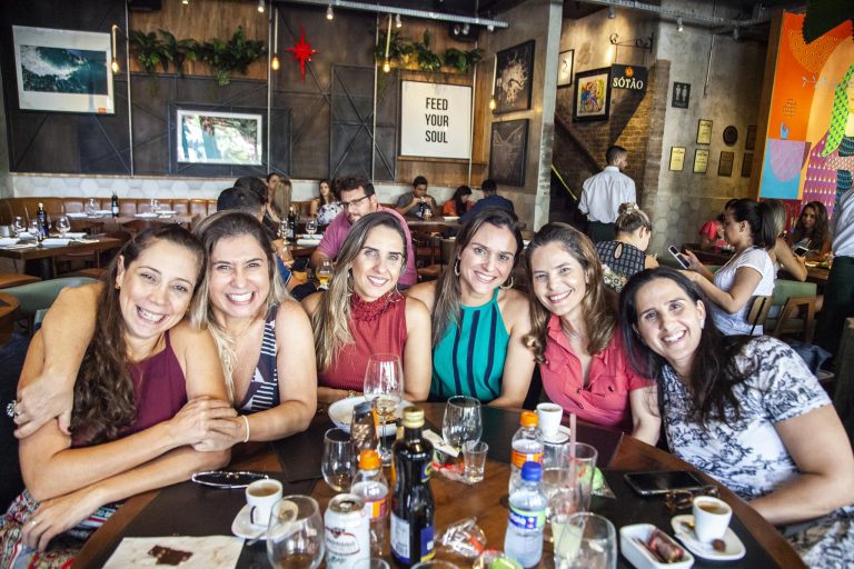 Confira os cliques do almoço de sexta no Moleskine