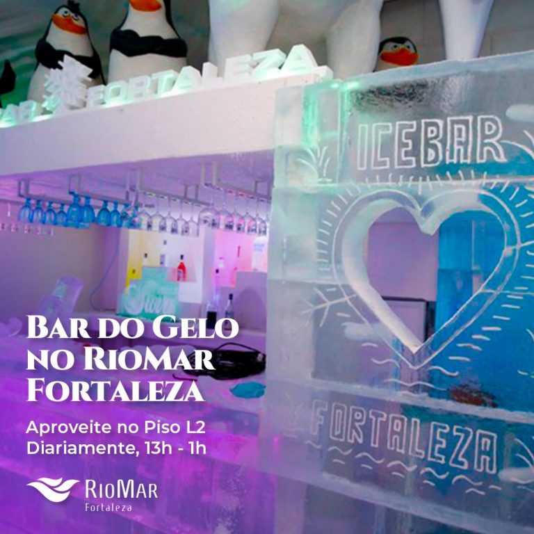 Icebar Fortaleza oferece muita diversão com esculturas de gelo, música ao vivo e open bar