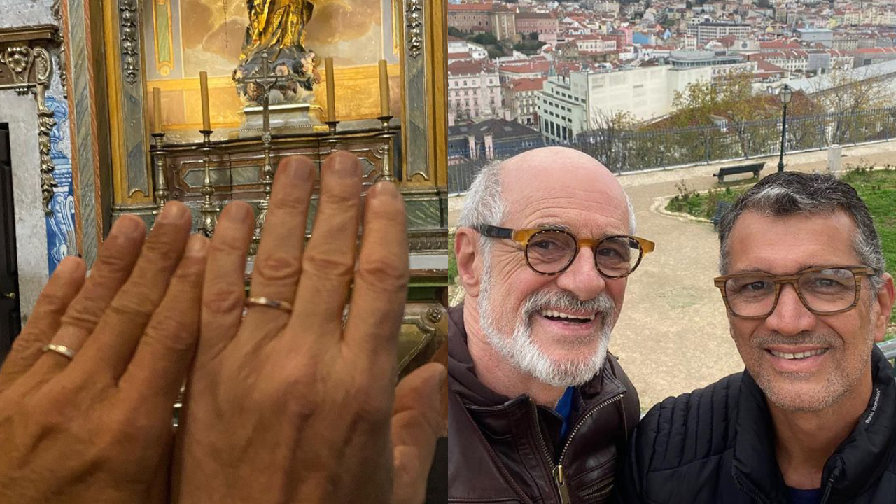 Marcos Caruso nega casamento em Portugal e explica fotos