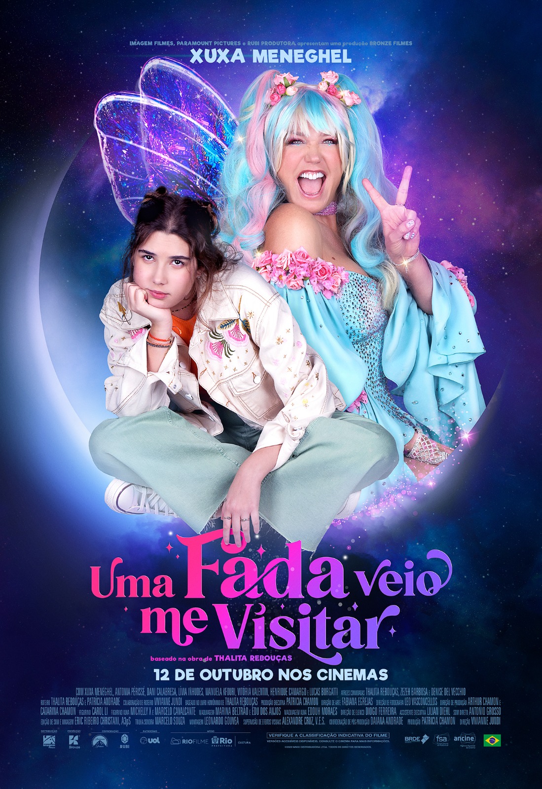 Uma Fada Veio Me Visitar”, filme protagonizado por Xuxa ganha novo cartaz;  confira